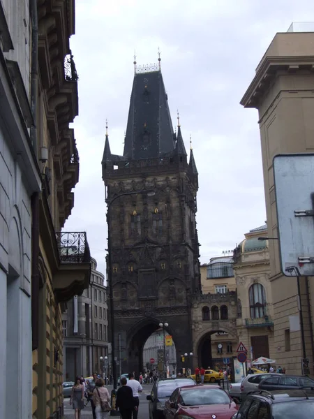 Powder Tower Prague — Stock Photo, Image