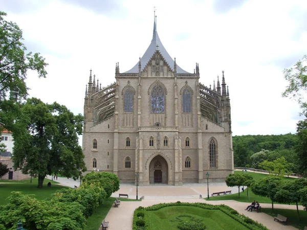 Catedral Santa Bárbara Kutna Gora República Checa — Foto de Stock