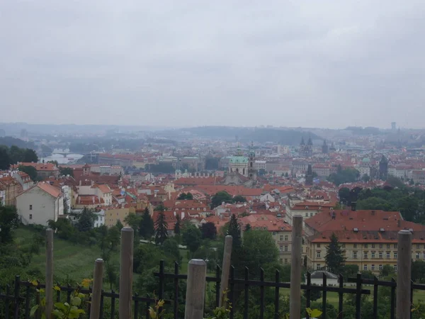 Vista Praga Dalla Montagna — Foto Stock