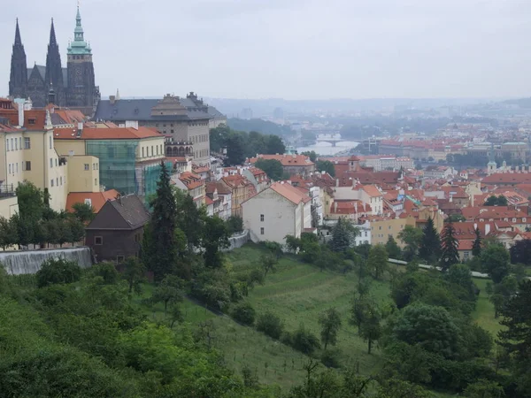 Vista Praga Dalla Montagna — Foto Stock