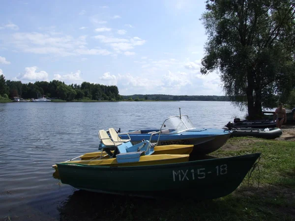 Rustige Rivier Zomer — Stockfoto