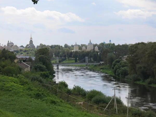 Torzhok Summer River View — стокове фото