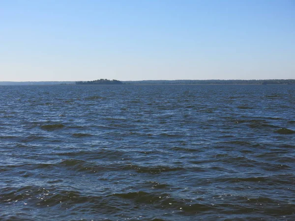 Stranden Sjön Seliger Tver Oblast Ryssland — Stockfoto