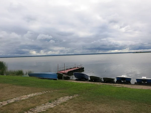 Човни Озері Нерон Ростові Великому Влітку — стокове фото