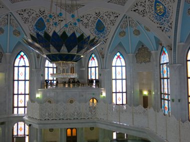 Kazan 'daki Kul Şerif camii içeriden