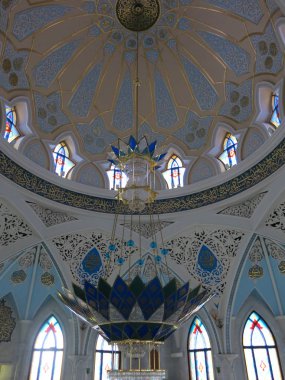 Kazan 'daki Kul Şerif camii içeriden