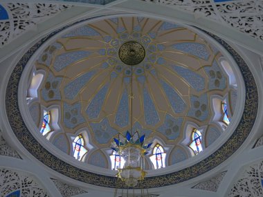 Kazan 'daki Kul Şerif camii içeriden