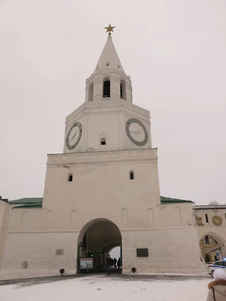 Turnul Spasskaya Kremlinului Kazan — Fotografie, imagine de stoc