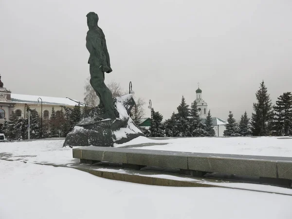 Denkmal Für Musa Jalil Kazan — Stockfoto