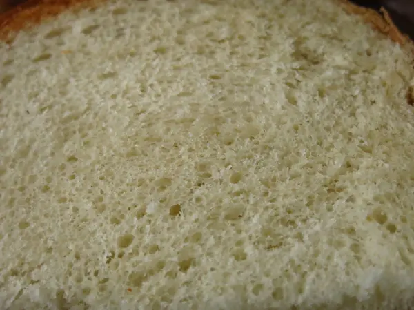 Homemade Baked White Bread Coarsely — Stock Photo, Image