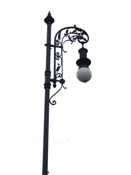 Wrought Iron Lantern Retro Style Insulated — Stock Photo, Image