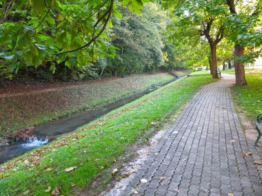 Slovenya 'da sonbaharda yürüyüş yolu