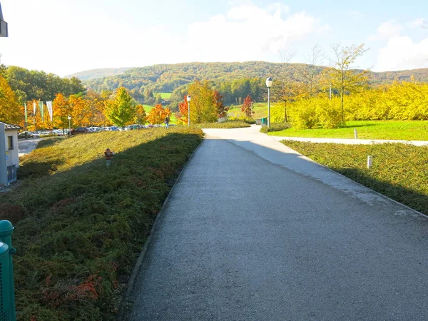 秋天斯洛文尼亚的人行道 — 图库照片