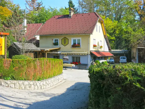 斯洛文尼亚的小型现代化住房 — 图库照片