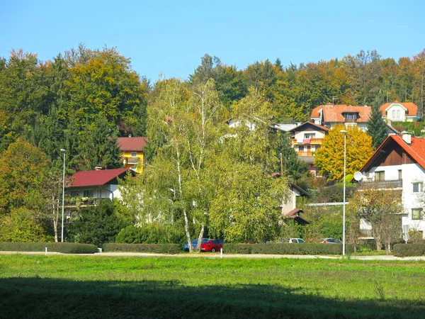 Krajina Slovinsku Podzim — Stock fotografie