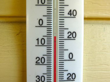 Civa termometresi dışarıda -5 santigrat derece  