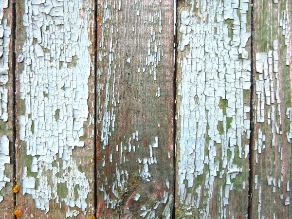 Texture Shabby Green Boards Old Wooden Fence Retro Vintage Style — Stock Photo, Image