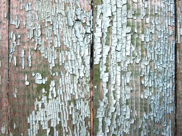 Textura Tábuas Verdes Rasgadas Cerca Madeira Velha Estilo Vintage Retro — Fotografia de Stock