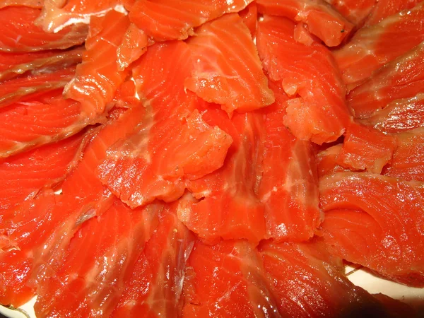 Geslacht Rode Vis Forel Roze Zalm Voor Een Feestelijk Diner — Stockfoto