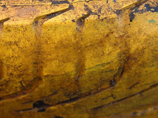 Textura Dos Pneus Borracha Amarela — Fotografia de Stock