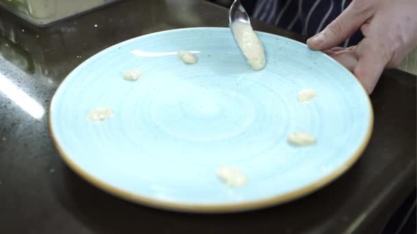 凉拌烤的虾 — 图库视频影像