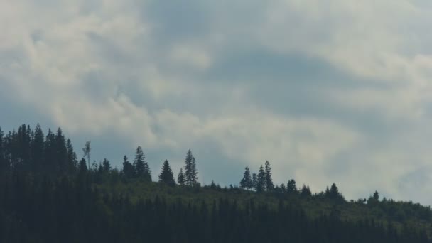 Time-lapse: Clouds moving through the Andes Mountains of Ecuador — Stock Video