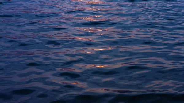 4K video - Water surface of a sea in the evening — Stock Photo, Image