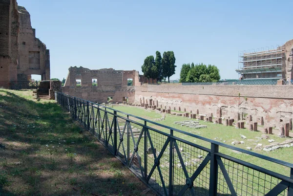 Hippodrome Stadium Domitian Palatine Hill Rome Palatino Roma — Stock Photo, Image