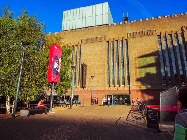 Londres Inglaterra Septiembre 2015 Edificio Exterior Tate Modern Museo Nacional — Foto de Stock