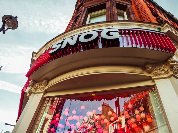 Londres Inglaterra Septiembre 2015 Snog Frozen Yogurt Store Brewer Street — Foto de Stock