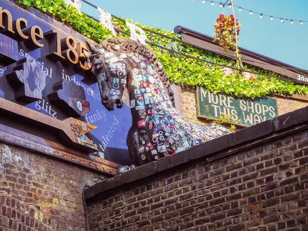 Londres Inglaterra Septiembre 2015 Stables Market Camden Una Carretera Peatonal — Foto de Stock