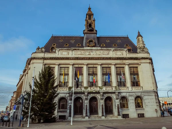Charleroi Belgium December 2019 City Hall Htel Ville Place Charles — Stock Photo, Image