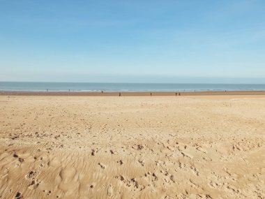 Ostend, Belçika 'da güzel bir sahil.
