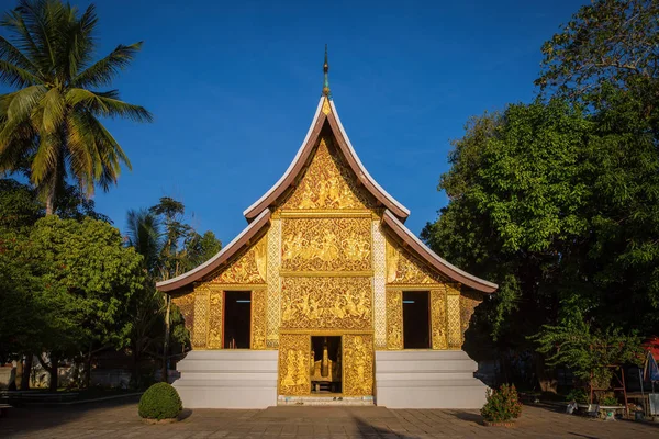 最重要的佛教寺庙，在琅勃拉邦 Pra 香通寺 — 图库照片