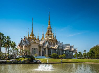 Güzel tapınağın Wat Luang Phor Tor Korat, Nakhonratchasima Eyaleti, Tayland 