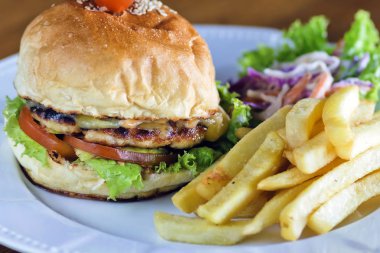 Taze lezzetli burger