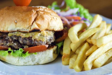 Taze lezzetli burger