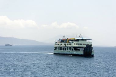 Ocean Ferry boat clipart