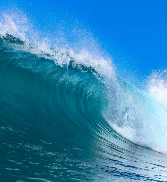 Onda Oceânica Azul Dia Ensolarado — Fotografia de Stock