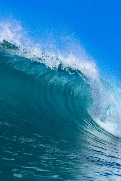 Onda Oceânica Azul Dia Ensolarado — Fotografia de Stock