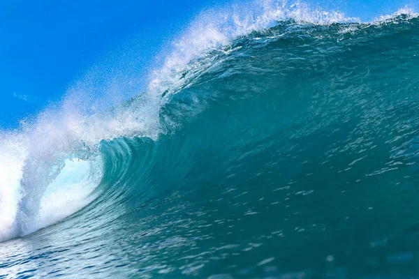 Onda Oceânica Azul Dia Ensolarado — Fotografia de Stock