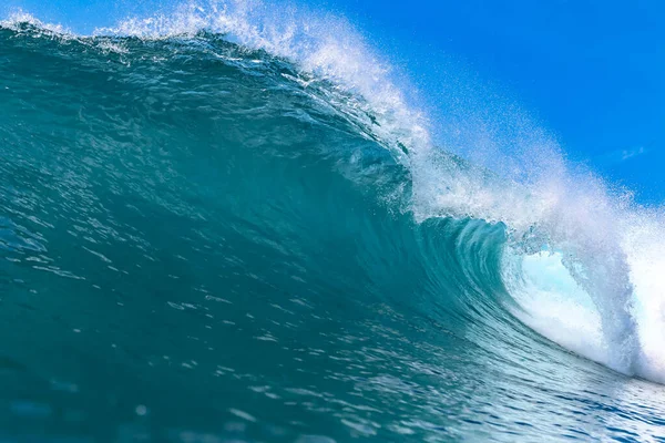 Kék Óceán Hullám Napsütéses Napon — Stock Fotó