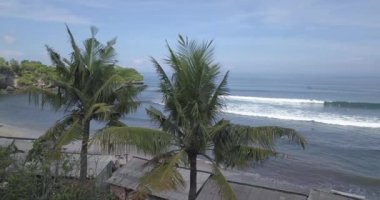 Balangan plajı, Bali, Endonezya 'nın havadan görünüşü
