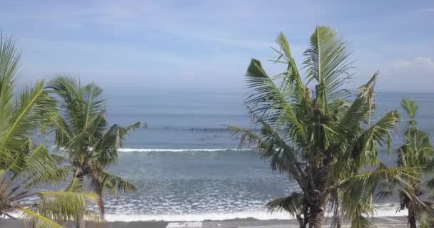 Flygfoto över Balangan stranden, Bali, Indonesien — Stockvideo