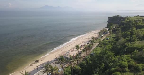 Vista aérea de la playa de Balangan — Vídeos de Stock