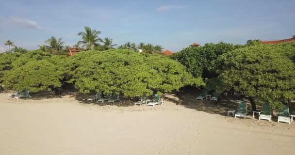 Aerial view of Nusa Dua beach — Stock Video