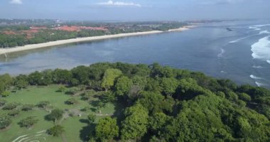 Nusa Dua plajının havadan görünüşü