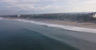 Kuta plajının hava manzarası