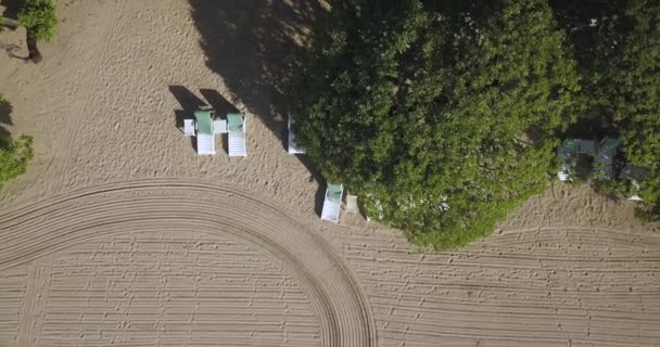 Aerial view of Nusa Dua beach — Stock Video
