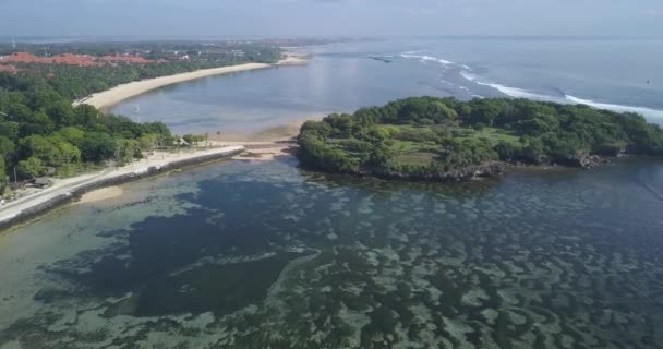 Vue aérienne de la plage de Nusa Dua 